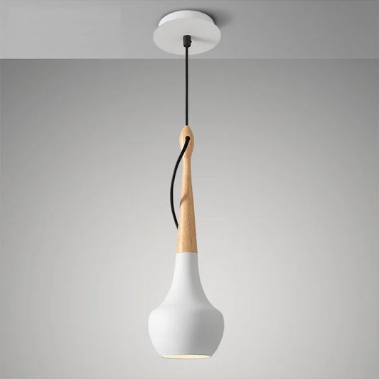 Scandinavische hanglamp wit zwart grijs | Dånsk