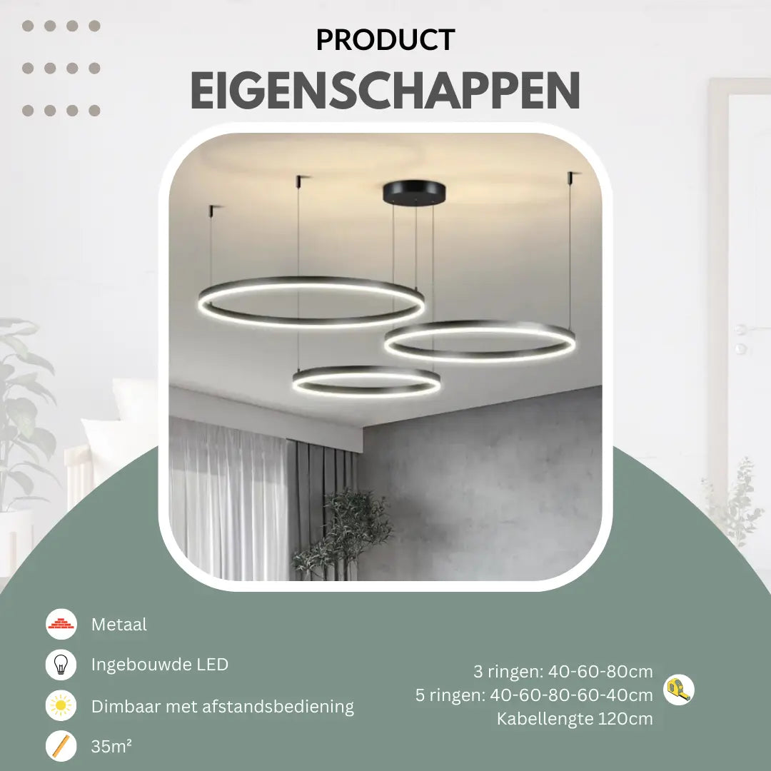 Design hanglamp zwart | Solara