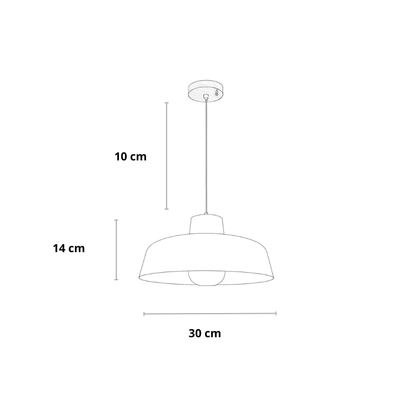 Scandinavische hanglamp in meerdere kleuren | Fårverig