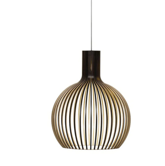 Nordic Birdcage Solid Wood Chandelier