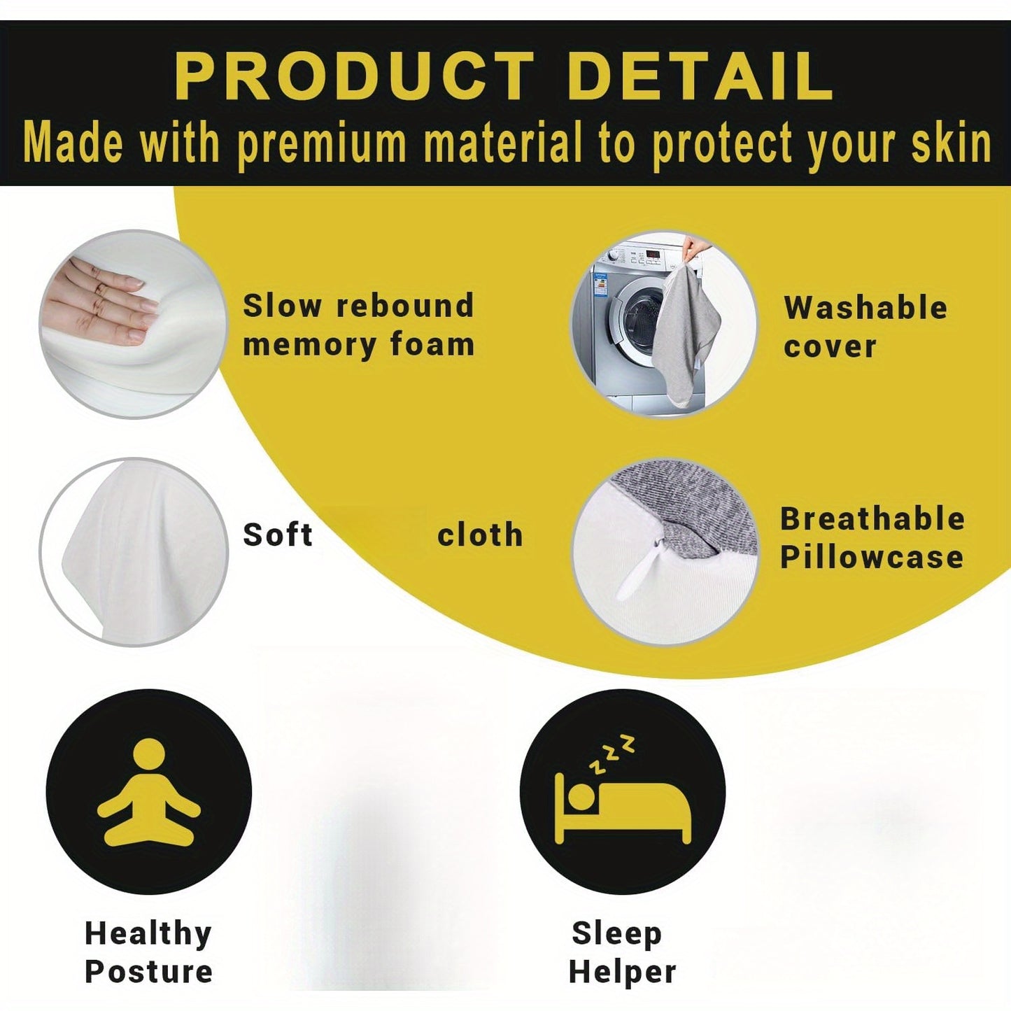 Orthopedisch Ergonomisch Zijslaap Kniekussen