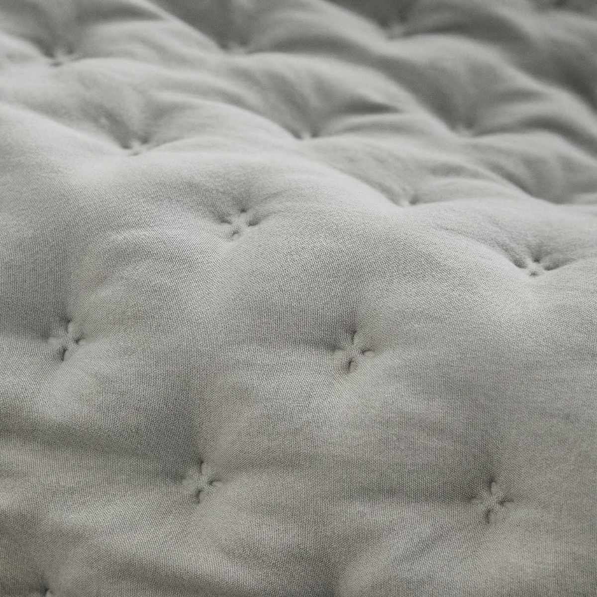 Luxe Premium Gewatteerde Sprei Zilvergrijs 280x280 cm – Zacht Aanvoelend