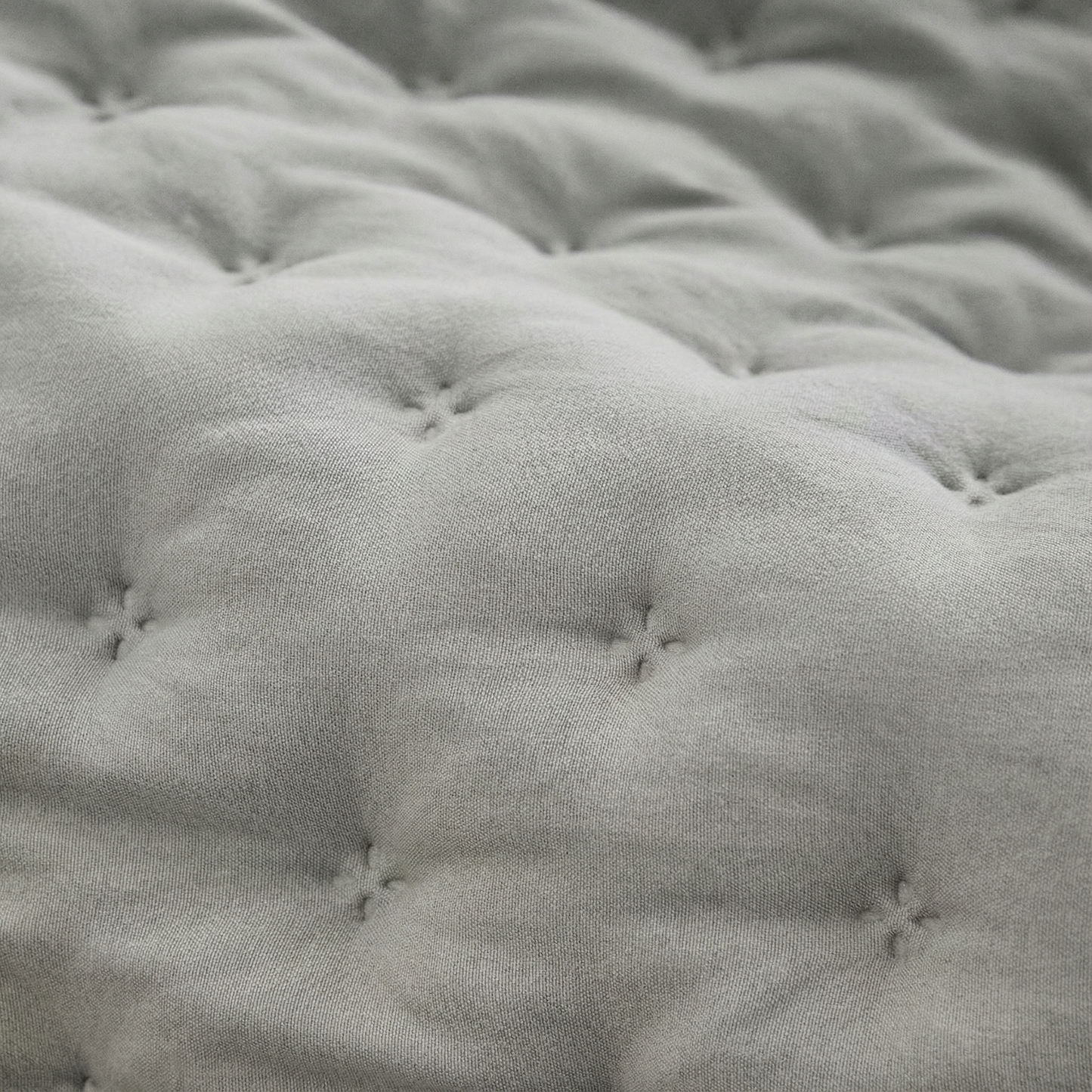Luxe Premium Gewatteerde Sprei Zilvergrijs 280x280 cm – Zacht Aanvoelend