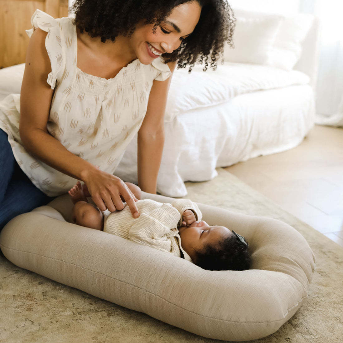Baby Nest Newborn Breathable Cotton Bed