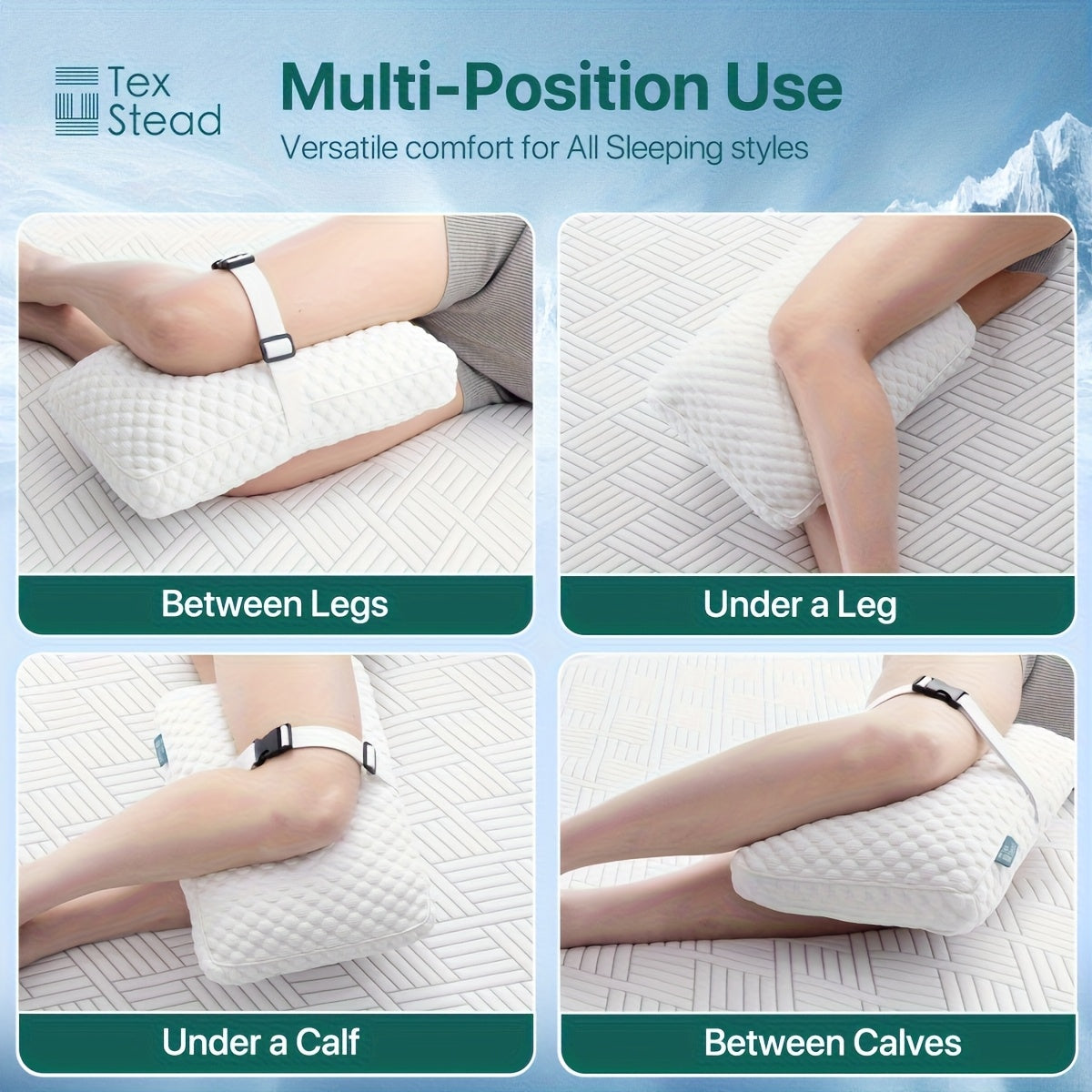 Ergonomisch Kniekussen voor Slaapondersteuning