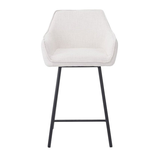 Barkruk Ciara linnen off white 65-78 cm