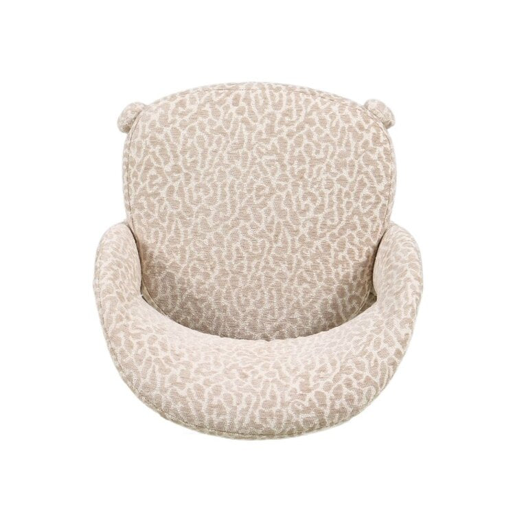 Barkruk Leo taupe leopard 70 cm
