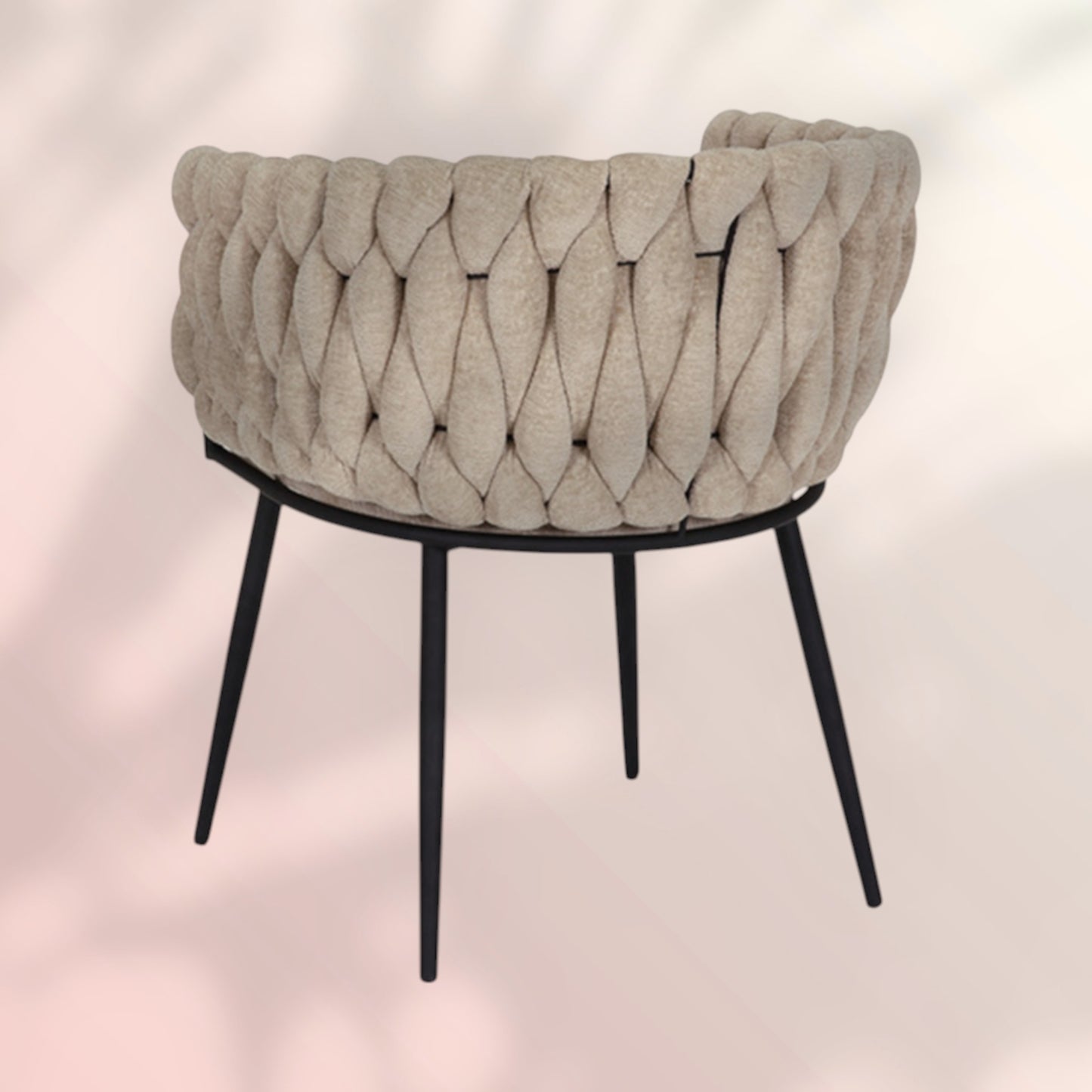 Eetkamerstoel River chenille beige