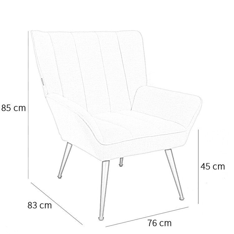 Fauteuil City linnen koper