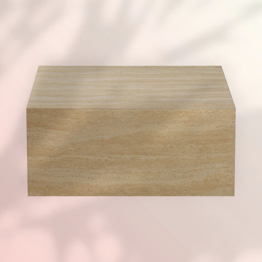 Salontafel/element Ace travertin 75x75x40