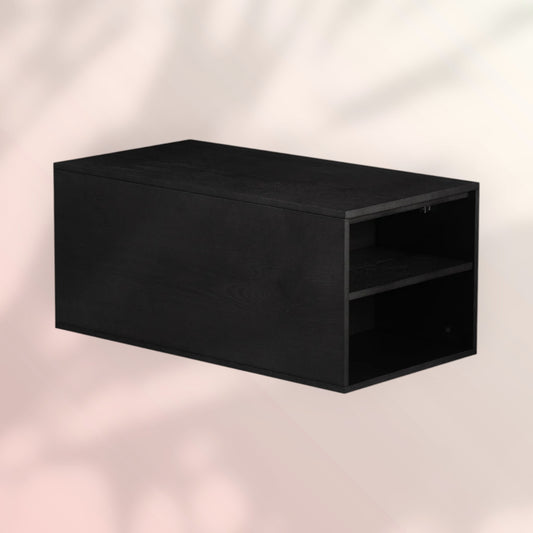 Salontafel Jaxx zwart eiken 88x46 cm