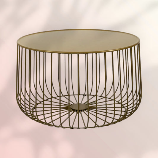 Salontafel Senna goud metaal