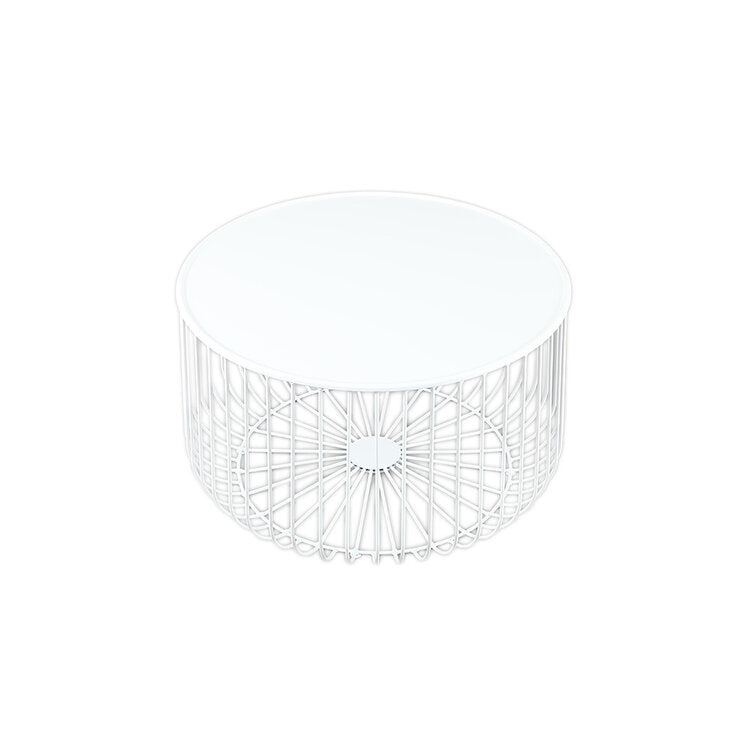 Salontafel Senna metaal wit