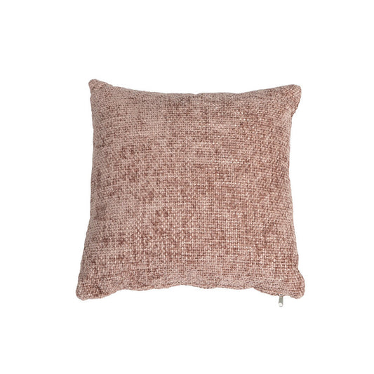Sierkussen Feline chenille stof roze 45 x 45 cm