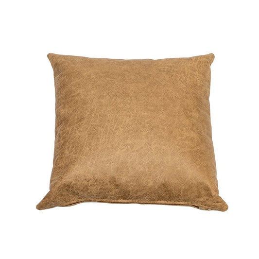 Sierkussen Kyla eco-leer beige 45 x 45 cm