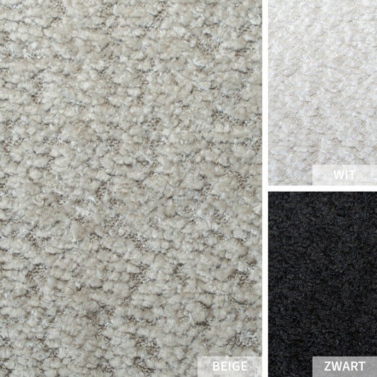 Sierkussen Nora bouclé stof beige 45 x 45 cm
