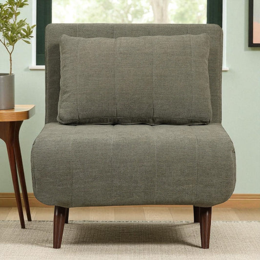 Slaapfauteuil Hanna gerecyclede stof groen