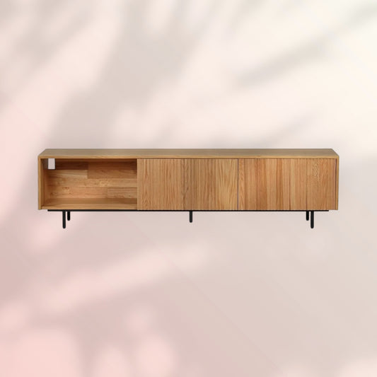Tv-meubel Ray blank eiken 180 cm