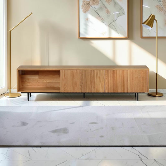 Tv-meubel Ray blank eiken 180 cm