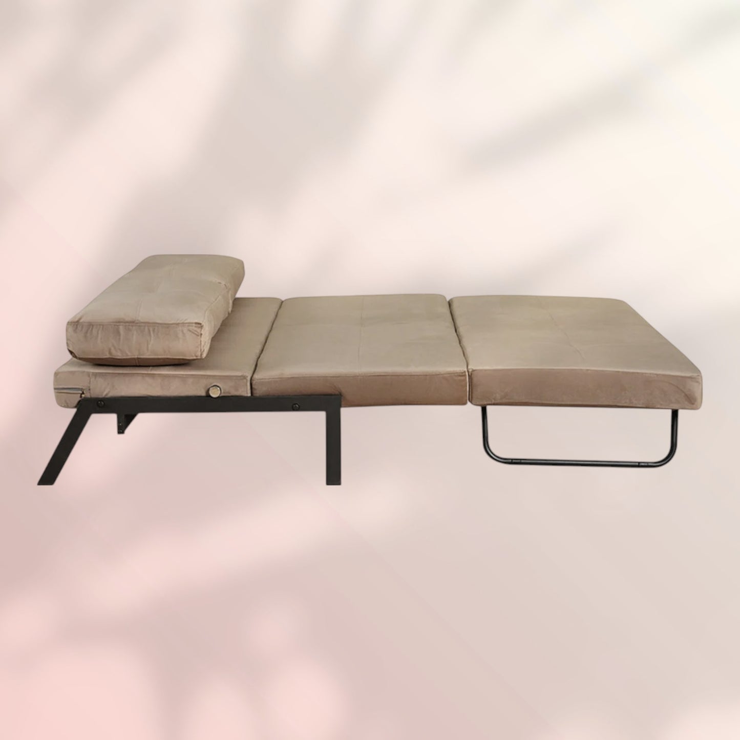 Velvet slaapbank 2 persoons Mikko taupe