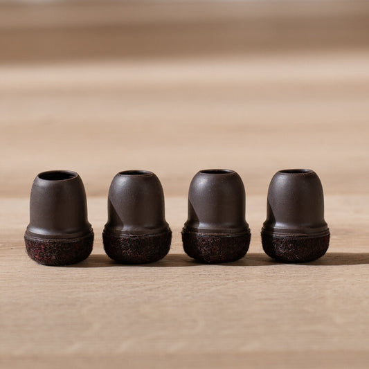 Vloerbeschermer set (voor 4 poten) bruin Ø14-19 mm