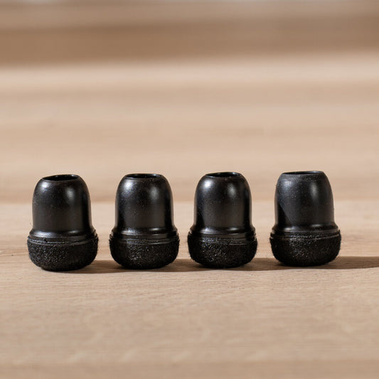 Vloerbeschermer set (voor 4 poten) zwart Ø14-19 mm