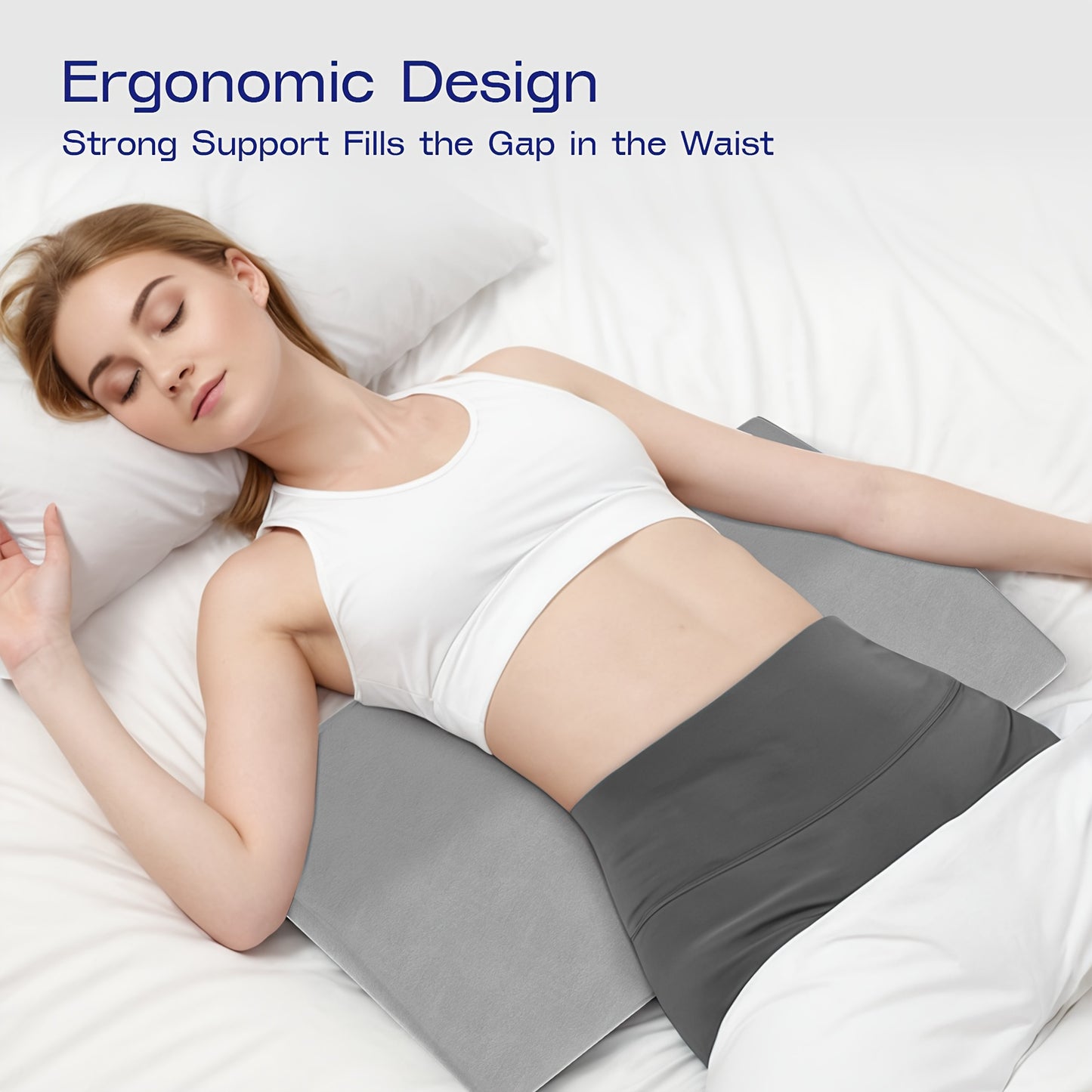 Ergonomisch Bedrugkussen voor Ondersteuning