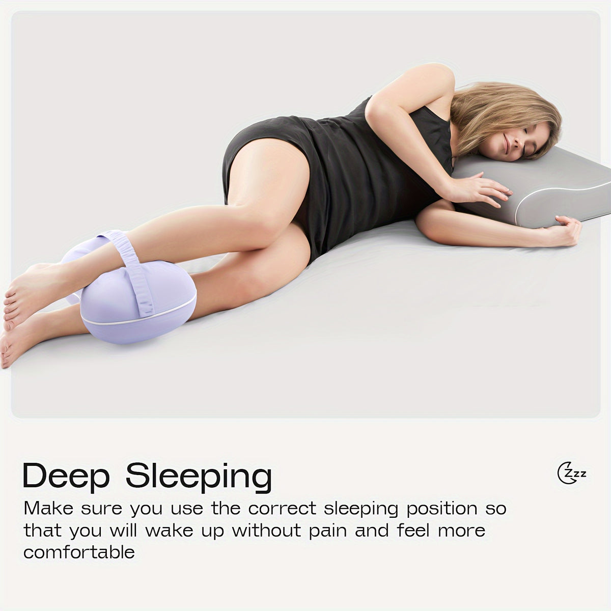 Orthopedisch Knie- en Beensteunkussen met Koelhoes