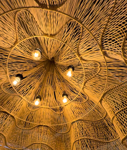 De Whipped Ibiza Hanglamp - Naturel - XXL