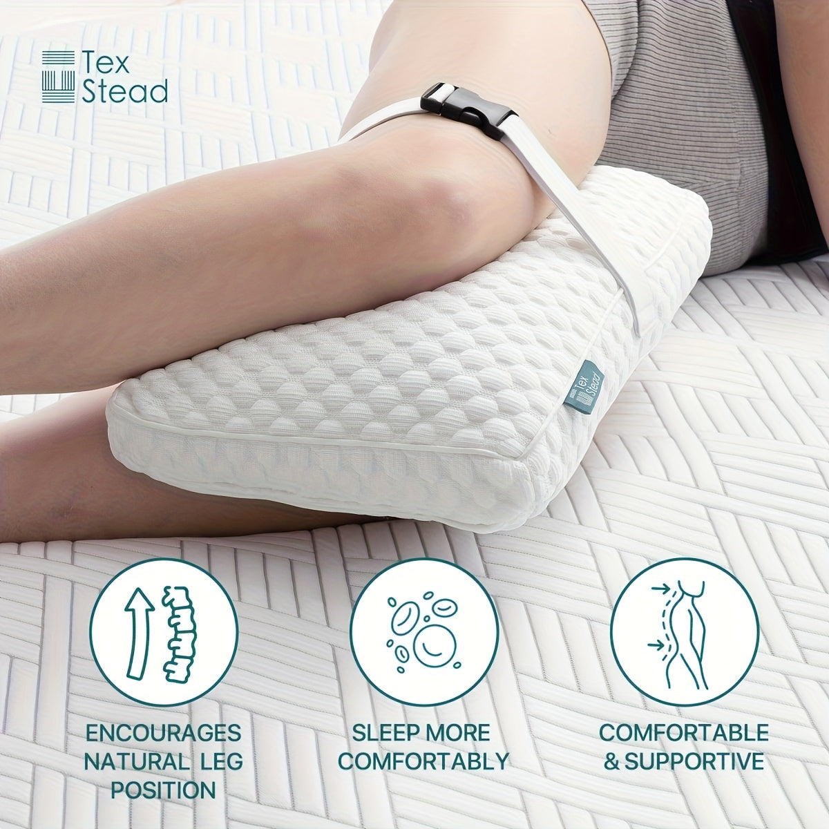 Ergonomisch Kniekussen voor Slaapondersteuning