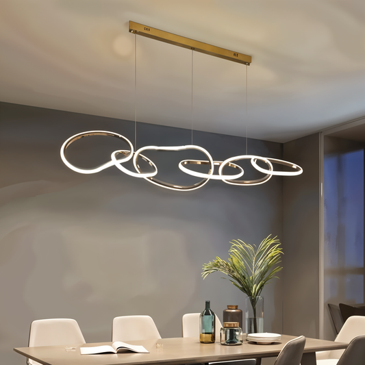 Minimalist Stainless Steel Dining Room Pendant Light