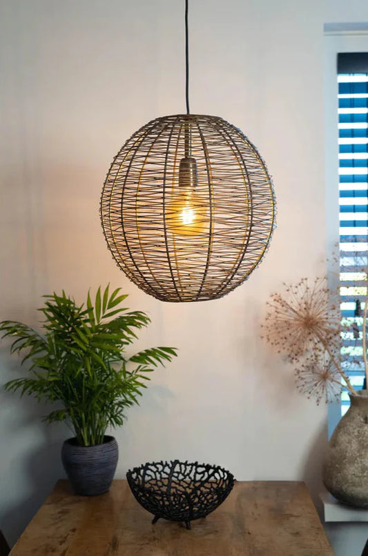 Hanglamp NATHAN antiek brons