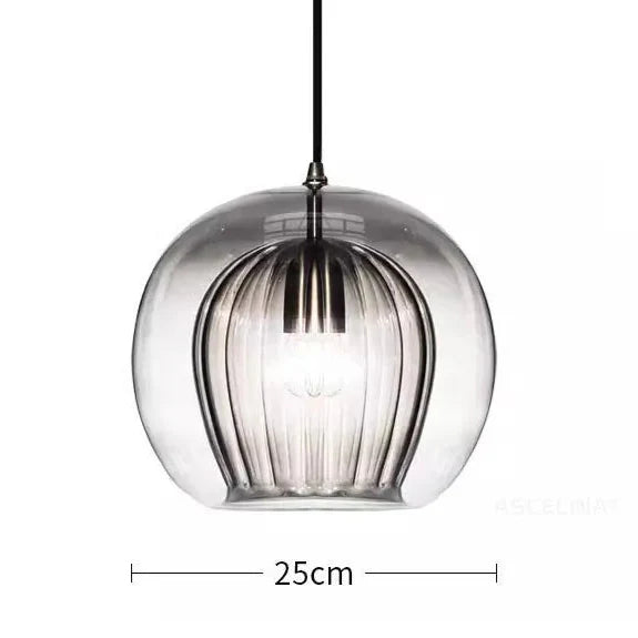 Hanglamp glas industrieel, dubbel | Spatium