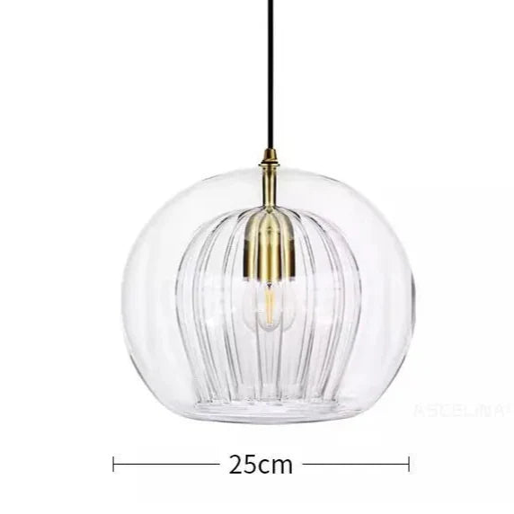 Hanglamp glas industrieel, dubbel | Spatium