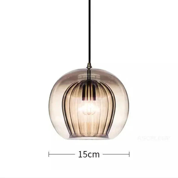 Hanglamp glas industrieel, dubbel | Spatium