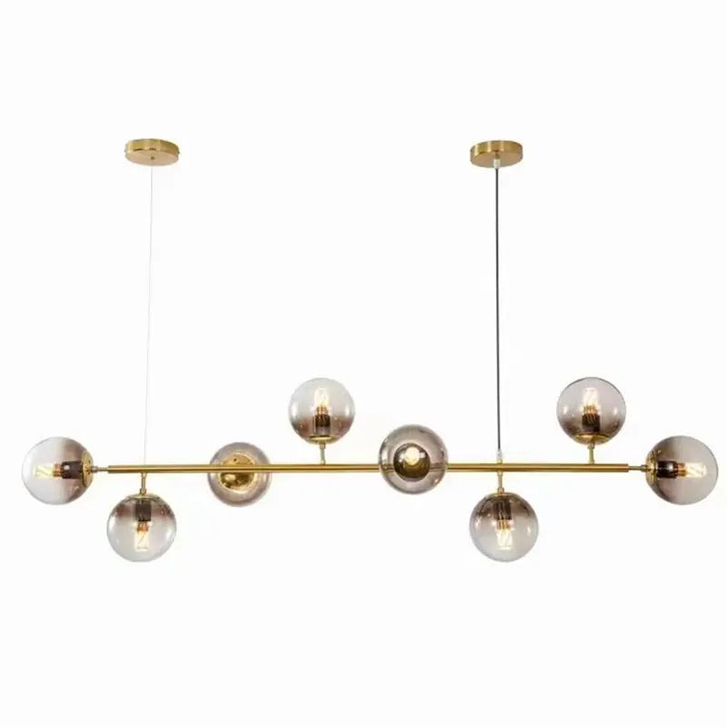 Hanglamp eettafel zwart of goud | Elena