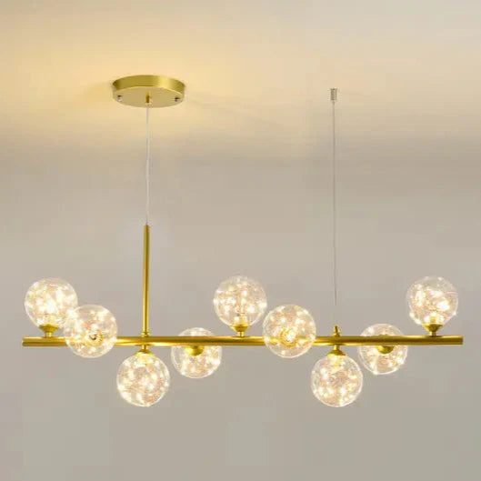 Hanglamp eettafel 9-delig in zwart of goud | Convexum