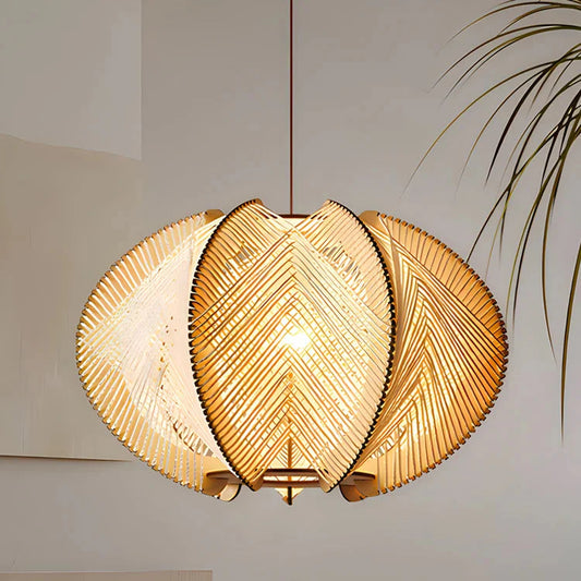 Handgemaakte hanglamp van hout | Lignum