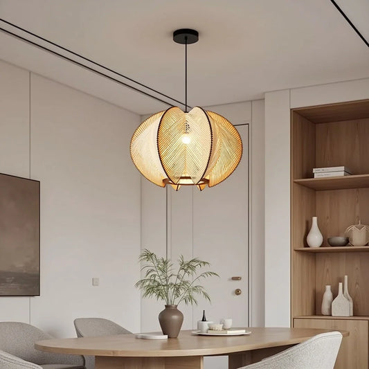 Handgemaakte hanglamp van hout | Lignum