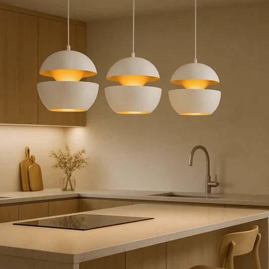 Hanglamp industrieel in zwart of wit | Aurum