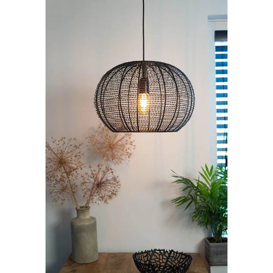 Hanglamp LUCAS mat zwart