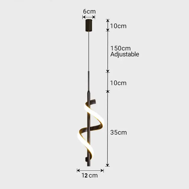 Moderne hanglamp goud en zwart | Gnistør
