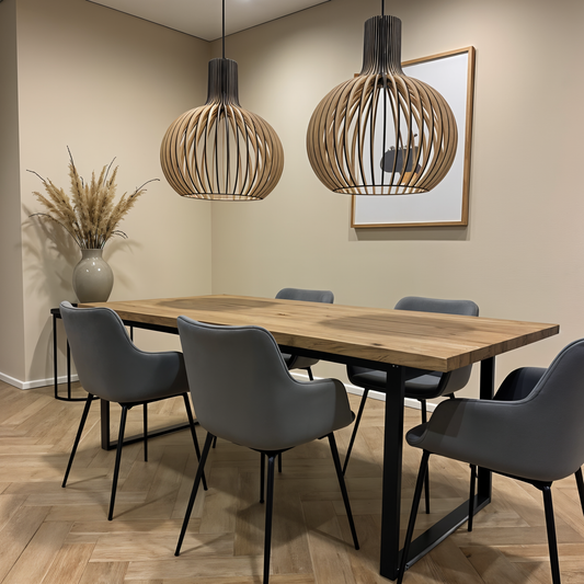 Houten hanglamp Ø35cm Ø45cm Ø55cm | Olivia