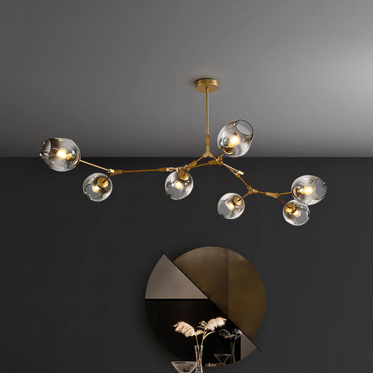 Hanglamp woonkamer beweegbare armen | Convexum