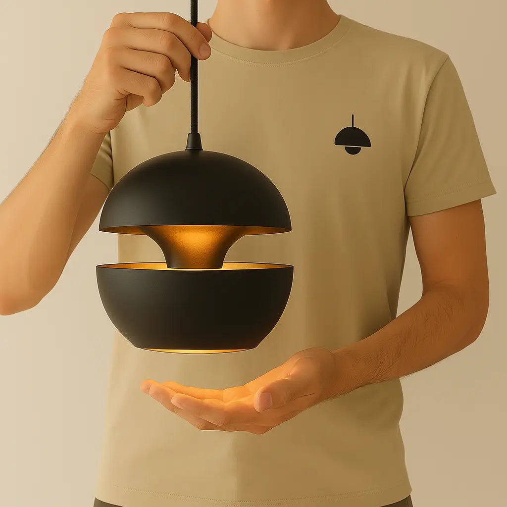 Hanglamp industrieel in zwart of wit | Aurum
