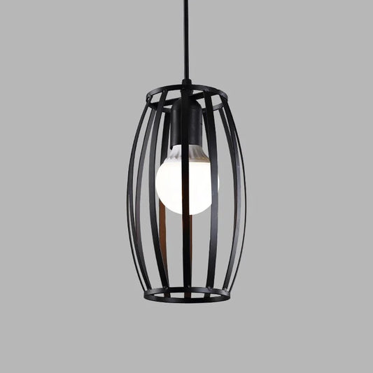 Industriële hanglamp zwart minimalistisch | Luminara
