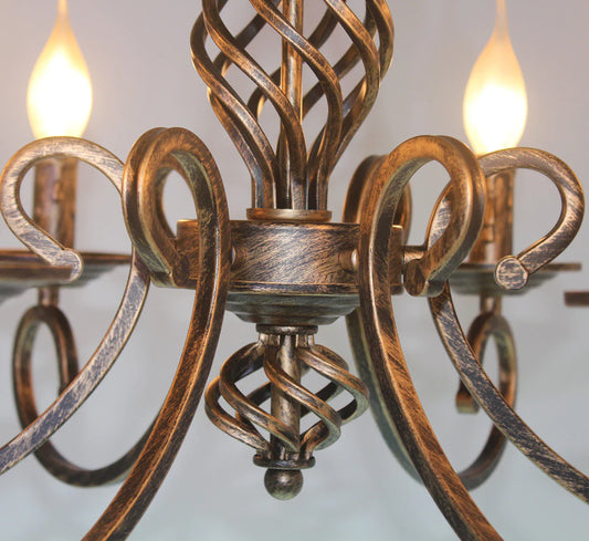 Kroonluchter, met 6 of 8 lampen | Recte