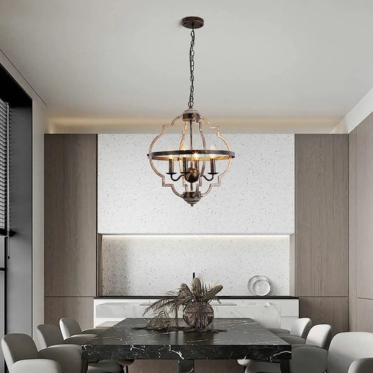Kroonluchter, met 4 lampen | Recte