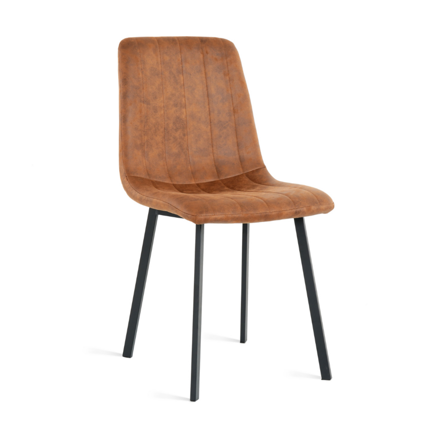 Eetkamerstoel Minsk – Microleder Cognac