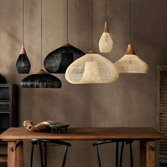 Rotan hanglamp beige | Rattan